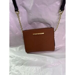 Steve Madden Women's Brown and Black Crossbody Purse New Without Tags